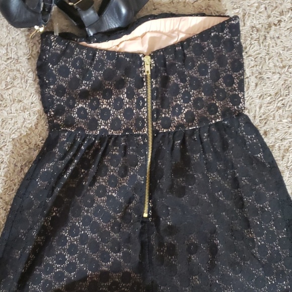 HP⚡️⚡️CANDIES LACE HALTER COCKTAIL DRESS SZ S see meas. - Picture 5 of 6